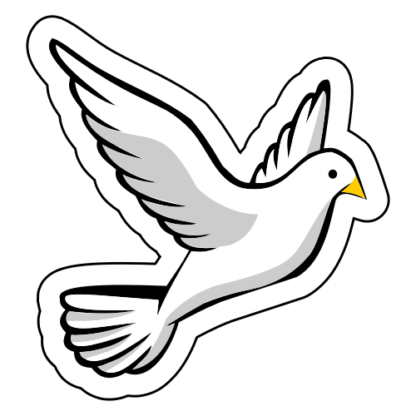Flying Dove Sticker